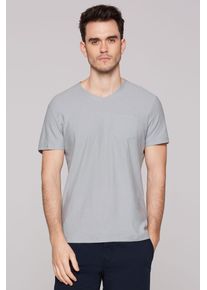 CMPD Herren V-Shirtsmokey mint, casual, Gr. XXL, Strukturmuster, Material: 100% Baumwolle, Shirts, aus Baumwolle