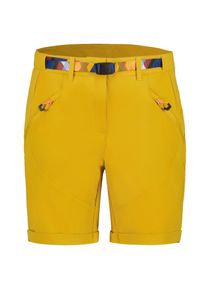 Icepeak Damen Trekkingshorts "Icepeak Shorts DIEPPE", gelb, Gr. 42, 83% Polyamid, 17% Elasthan, Hosen