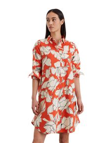 Marc O'Polo MARC O'POLO Damen Hemdblusenkleid "mit TENCEL Lyocell", bunt, casual, Gr. 38, bedruckt, Obermaterial: 60% Baumwolle, 40% Lyocell; Futter: 100% Nicht