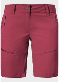 Schöffel SCHÖFFEL Damen Shorts "Shorts Toblach2", rot, sportlich, Gr. 38, Oberstoff: 89% Nylon, 11% Elasthan, Hosen