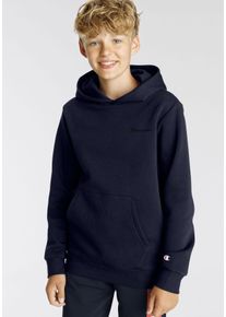 Champion Kinder Kapuzensweatshirt, schwarz, sportlich, Gr. XL, Sweatware, Obermaterial: 73% Baumwolle, 27% Polyester, Sweatshirts, für Kinder