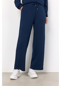 soyaconcept Damen Jogger Pants "SC-BANU 33", blau, modisch, Gr. XXL, unifarben, Sweatware, Obermaterial: 48% Modal, 48% Polyester, 4% Elasthan,