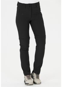 WHISTLER Damen Outdoorhose "Gerd", schwarz, casual, Gr. 44, unifarben, 92% Polyester, 8% Elasthan, Hosen, im funktionalen und vielseitigen