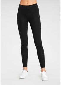 Flashlights Damen Leggings, schwarz, Basic, Gr. 42, Obermaterial: 95% Baumwolle, 5% Elasthan, Hosen, Figurbetont