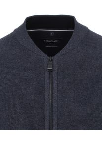 Casamoda Herren Strickjacke "Casamoda Strickjacke uni", blau, Gr. L, 90% Baumwolle, 10% Polyamid, Strickjacken
