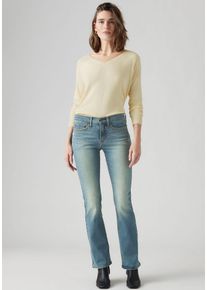 Levi's LEVI'S Damen Bootcut-Jeans "315 Shaping Boot", blau, casual, Gr. 30, Denim/Jeans, Obermaterial: 81% Baumwolle, 18% Polyester, 1% Elasthan, Jeans