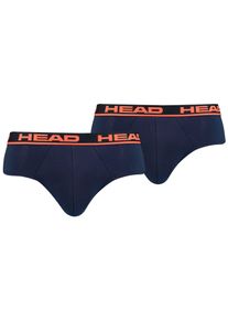 Head Herren Slip "Head MEN BRIEF", Gr. XL, bunt, Obermaterial: 95% Baumwolle, 5% Elasthan, unifarben, bedruckt, Unterhosen, ohne Eingriff, Logobund