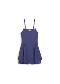 Puma Damen 2-in-1-Kleid "MOVE CLOUDSPUN Kleid Damen", blau, Gr. XXL, Obermaterial: 23% Elasthan, 77% Polyester; Futter: 94% Polyester, 6% Elasthan;