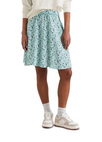 Marc O'Polo Damen Webrock "aus bedrucktem Viskose-Crêpe", blau, Gr. L, MARC O'POLO DENIM, bedruckt, Obermaterial: 100% Viskose; Futter: 100% Nicht verfügbar,