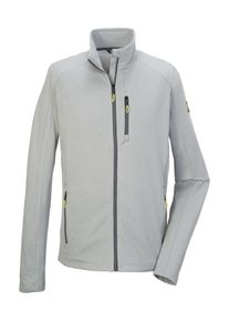 Killtec Herren Strickjacke "KOS 92 MN FLX JCKT", grau, sportlich, Gr. XL, Oberstoff: 92% Polyester, 8% Elasthan, Strickjacken, Sportliche Herrenjacke