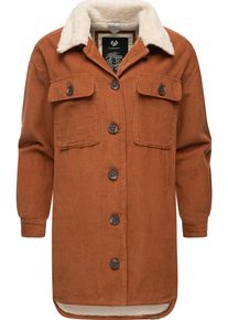 Ragwear Damen Cordjacke "Kyoka", braun, modisch, Gr. XL, Außenmaterial: 100% Baumwolle, Innenfutter: 100% Polyester, Wattierung: 100% Polyester,