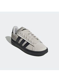 Sneaker "GRAND COURT ALPHA", adidas Sportswear, Gr. 42, grau, Leder, Synthetik, sportlich, Schuhe, Design inspiriert vom adidas Campus 00