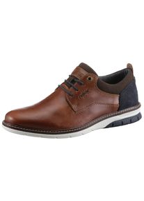 Rieker Herren Schnürschuh, Gr. 43, braun, Leder, Velourslederimitat, Veloursleder, casual, Schuhe, 150 Jahre Rieker Jubiläumsartikel, Freizeitschuh,