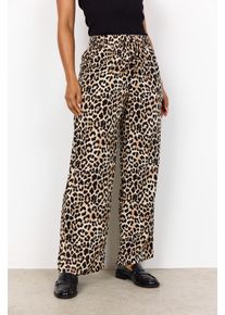 soyaconcept Damen Jogger Pants "SC-PIETTA 3-B"sand combi, modisch, Gr. XL, gemustert, Web, Obermaterial: 100% Viskose, Hosen