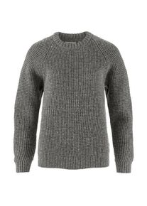 Fj&auml;llr&auml;ven Fj&auml;llr&auml;ven &Ouml;vik Waffle Knit Wollpullover Damen (Gr XL |grau)