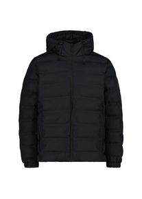 Regenjacke CMP Down Jacket Fix Hood Herren (Gr 54 |schwarz |wasserdicht)