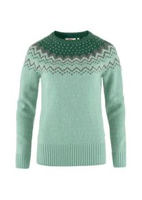 Fj&auml;llr&auml;ven Fj&auml;llr&auml;ven &Ouml;vik Knit Sweater Wollpullover Damen (Gr M |t&uuml;rkis/gr&uuml;n)