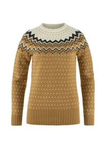 Fj&auml;llr&auml;ven Woll- & Merinopullover Fj&auml;llr&auml;ven &Ouml;vik Knit Sweater Damen (Gr XL |braun/beige)