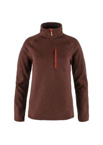 Fjällräven Fjällräven Övik Fleece Half Zip Fleecepullover Damen (Gr L |braun)