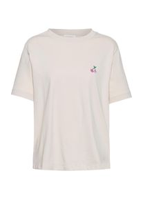 Kleinigkeit Bonjour T-Shirt Damen - beige - Gr. L