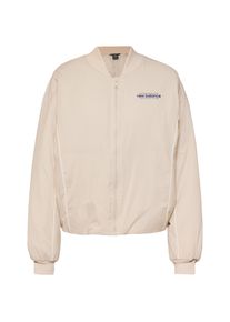 New Balance Bomberjacke Damen - beige - Gr. S - Polyimid