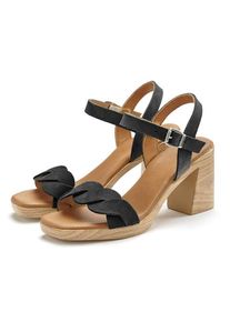 Lascana Riemchensandalette 'Sandale, Sandalette, Sommerschuh' schwarz Gr. 35 für Damen