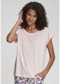Vivance Dreams T-Shirt pink Gr. 32/34 für Damen. Rundhals und Druck. Nachhaltig.