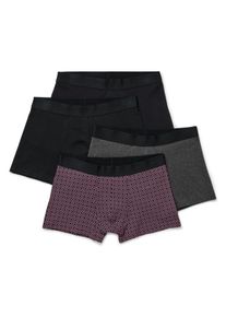 Tchibo - 4 Slipboxer - Herren - Gr. Xxl/8 - bordeaux/print