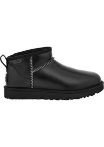 UGG Australia UGG Low-Top Sneaker - Stivali Classic Ultra Mini Leather Regenerate - Gr. 41 (EU) - in Schwarz - f&uuml;r Damen