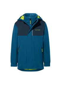 Doppeljacke Vaude Caprea 3in1 Jacket Kinder (Gr 158/164 |blau |wasserdicht)