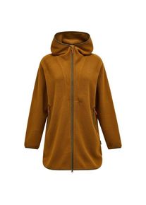 Peak Performance Pile Long Zip Fleecejacke Damen (Gr S |braun)