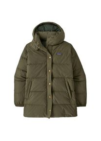 Patagonia Cotton Down Parka Mantel Damen Wandern (Gr L |oliv)