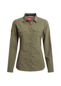 Craghoppers Nosilife Adventure Langarm Bluse III Bluse Women (Gr 38 |oliv)