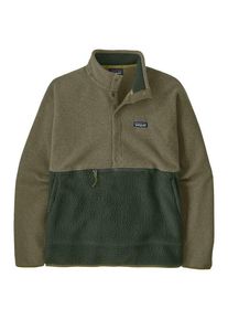 Patagonia Retro Pile 1/2 Snap Pullover Fleecepullover Herren Wandern (Gr L |oliv)