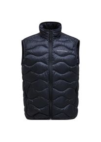 Peak Performance Helium Down Vest Daunenweste Herren (Gr S |schwarz/blau)