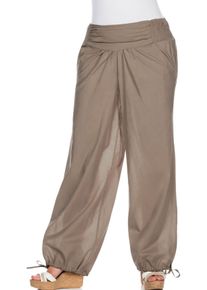 Große Größen Pumphose im orientalischen Stil Gr. 54 braun von sheego für Damen
