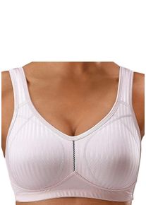 Creation Susa Große Größen Entlastungs-BH Gr. 90D beige gestreift für Damen