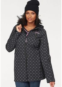Polarino Große Größen Softshelljacke Gr. 48 schwarz für Damen