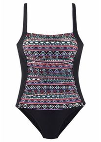 Lascana Große Größen Badeanzug Gr. 46B schwarz für Damen