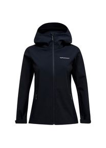 Peak Performance Explore Hood Jacket Softshelljacke Damen (Gr XS |schwarz)