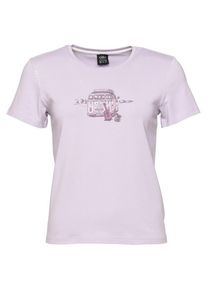 T-Shirt Chillaz Iseo Out In Nature Damen (Gr 42 |wei&szlig;/lila)