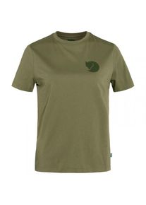 Fjällräven Fjällräven Fox Boxy Logo Tee T-Shirt Damen Wandern (Gr XS |oliv)