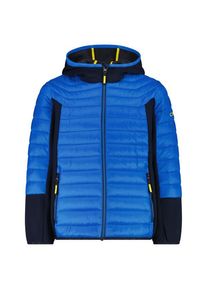 Kunstfaserjacke CMP Jacket Hybrid Fix Hood 35Z3214 Kinder (Gr 128 |blau)