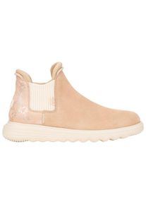 Freizeitstiefel HeyDude Branson Suede Novelty Damen (Gr 38 |gelb/ snake)
