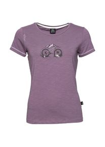 Chillaz Gandia Mountainbike Flowers T-Shirt T-Shirt Damen Mountainbike (Gr 36 |rosa)