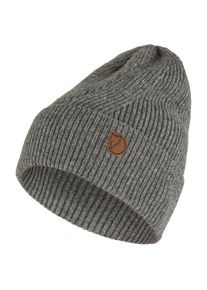 Fjällräven Fjällräven Directional Rib Beanie Mütze Snowboard (Gr One Size |grau)