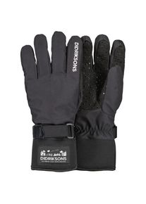 DIDRIKSONS 1913 Didriksons Lovas Five Finger Glove 2 Handschuhe Kinder (Gr 6 |grau/schwarz |wasserdicht)