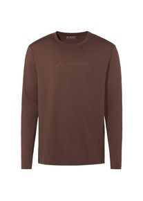 Longsleeve Vaude Logo L/S T-Shirt Herren (Gr 3XL |braun)