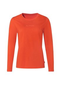 Longsleeve Vaude Logo L/S T-Shirt Damen (Gr 42 |rot)