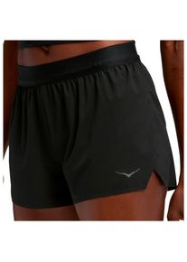 Hoka One One HOKA Race Day Split Short Laufshorts Damen (Gr S |schwarz)